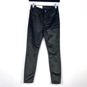 NEW 7 For All Mankind The Ankle Gwenevere Skinny Jeans Evergreen Velvet Size 23